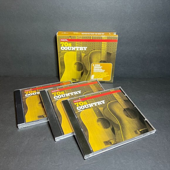 Real 70s Country Compilation 2003 Waylon, Nelson, Parton & More.. 3 Disc CD Set - Picture 1 of 7